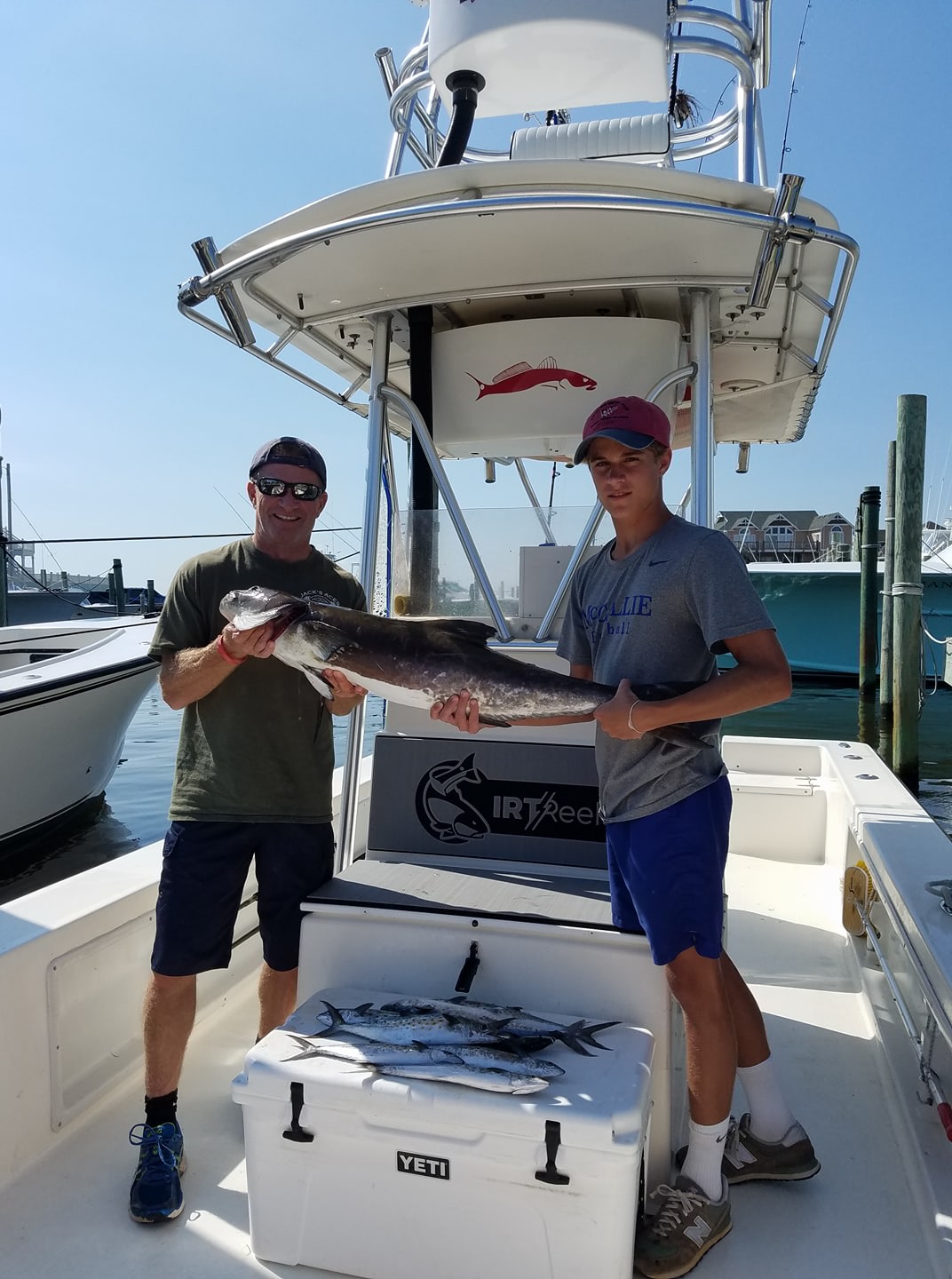 King Mackerel caught by 2 people in Hatteras while fishing
