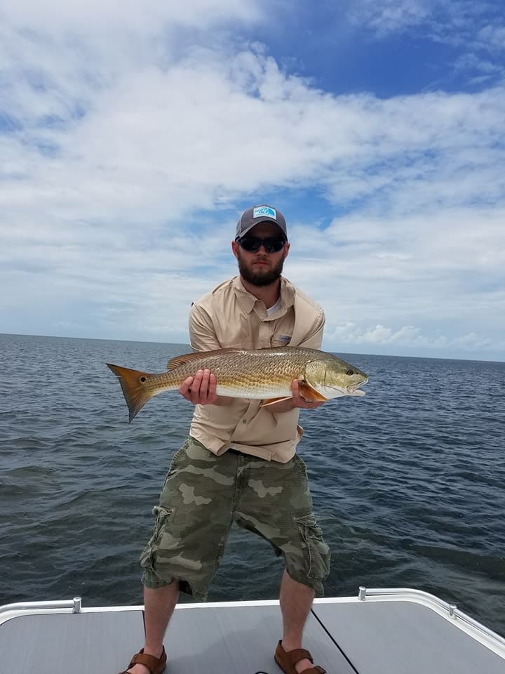Redfish caught by angler in North Carolina
