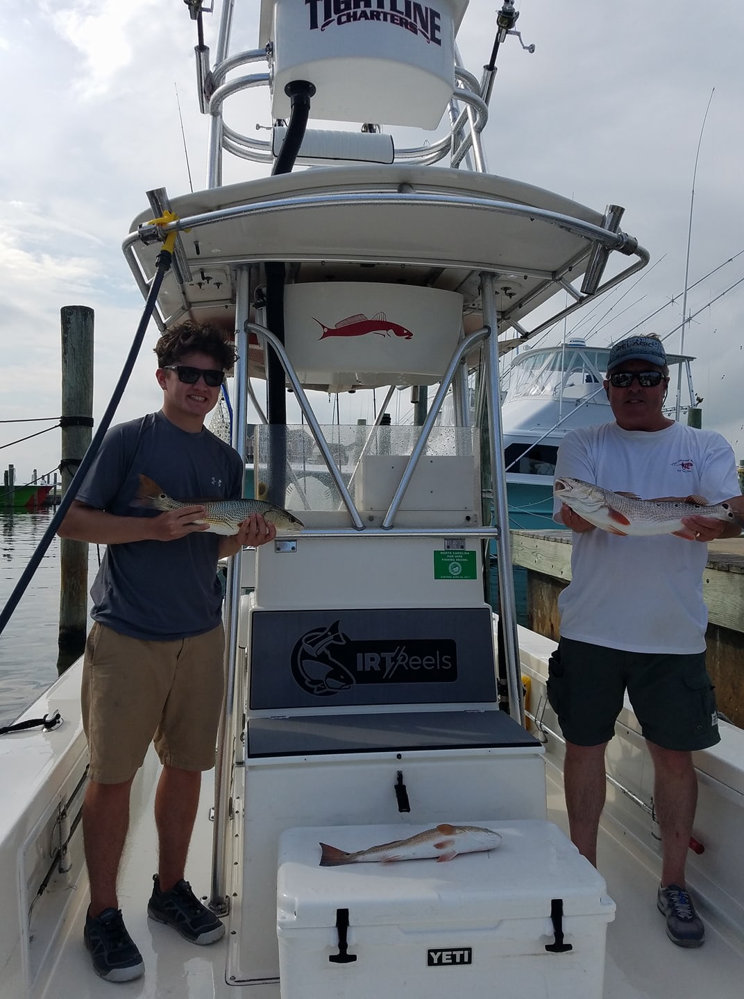 Redfish caught by two people in NC