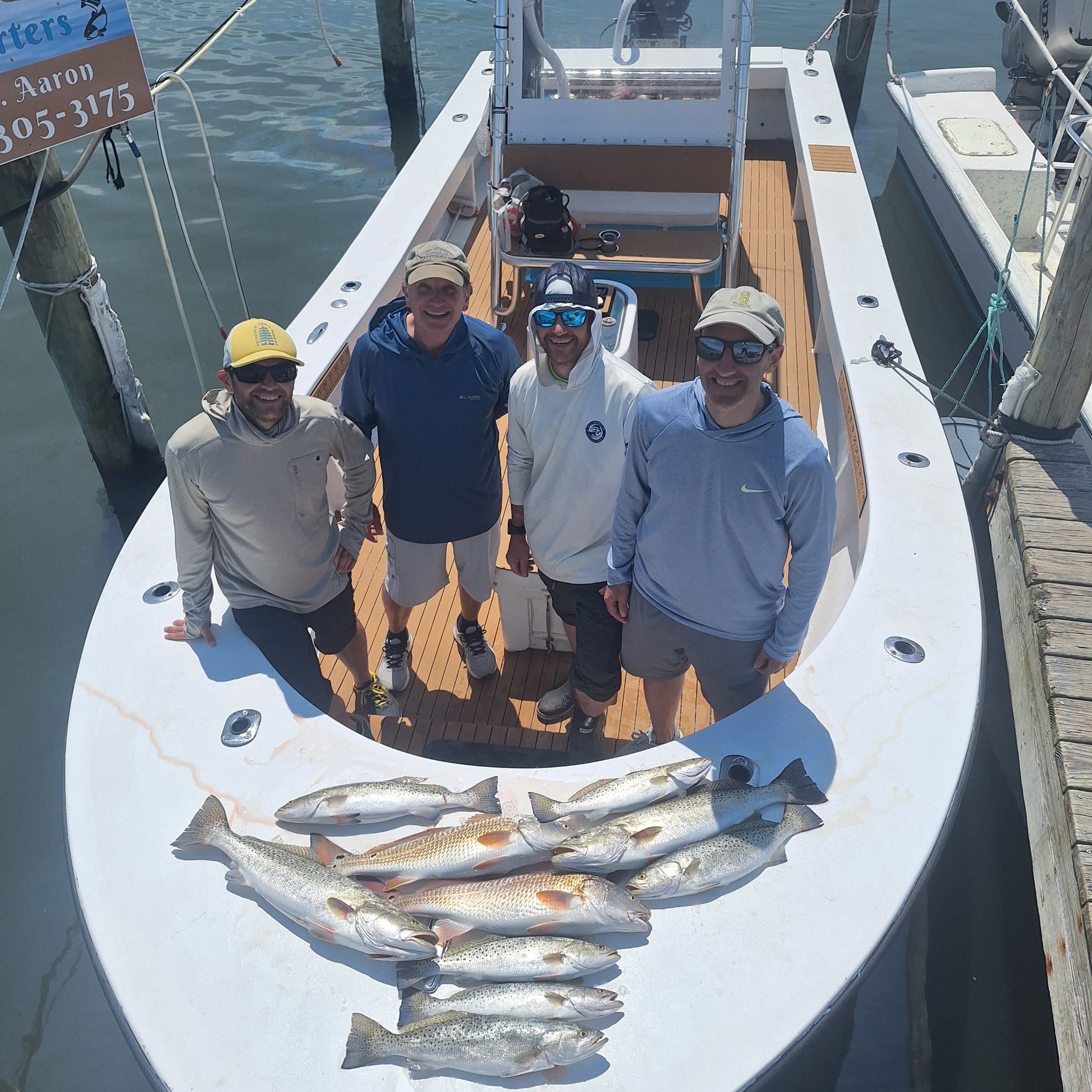 Hatteras NC inshore fishing charter boat targeting red drum in Pamlico Sound waters
