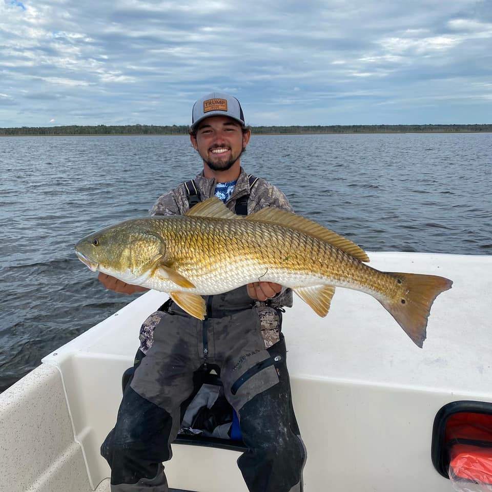Redfish caught in Steinhatchee, Florida