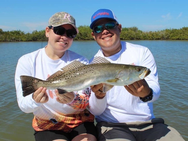 Spotted weakfish caught in Melbourne, Australia