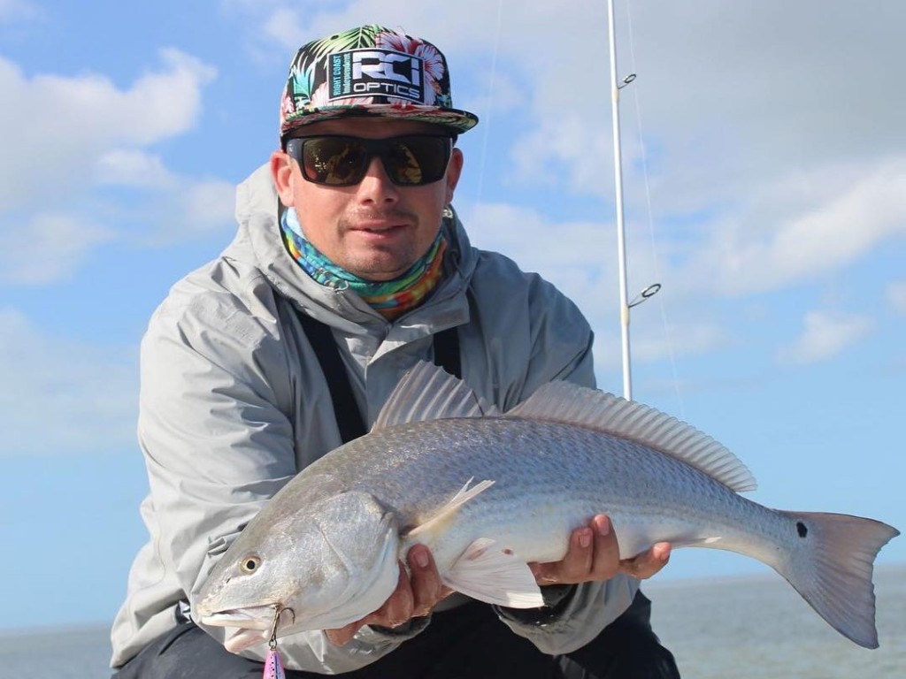 Redfish caught by angler in FL