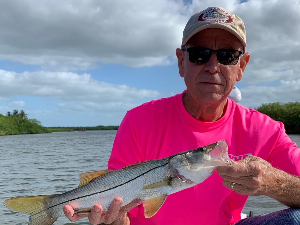 A single snook fish caught in Melbourne
