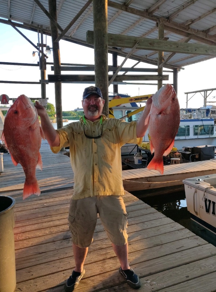 Two big fish caught at Surfside Beach
