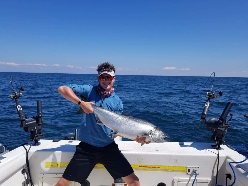 Fisherman with 24-inch catch in Fairview