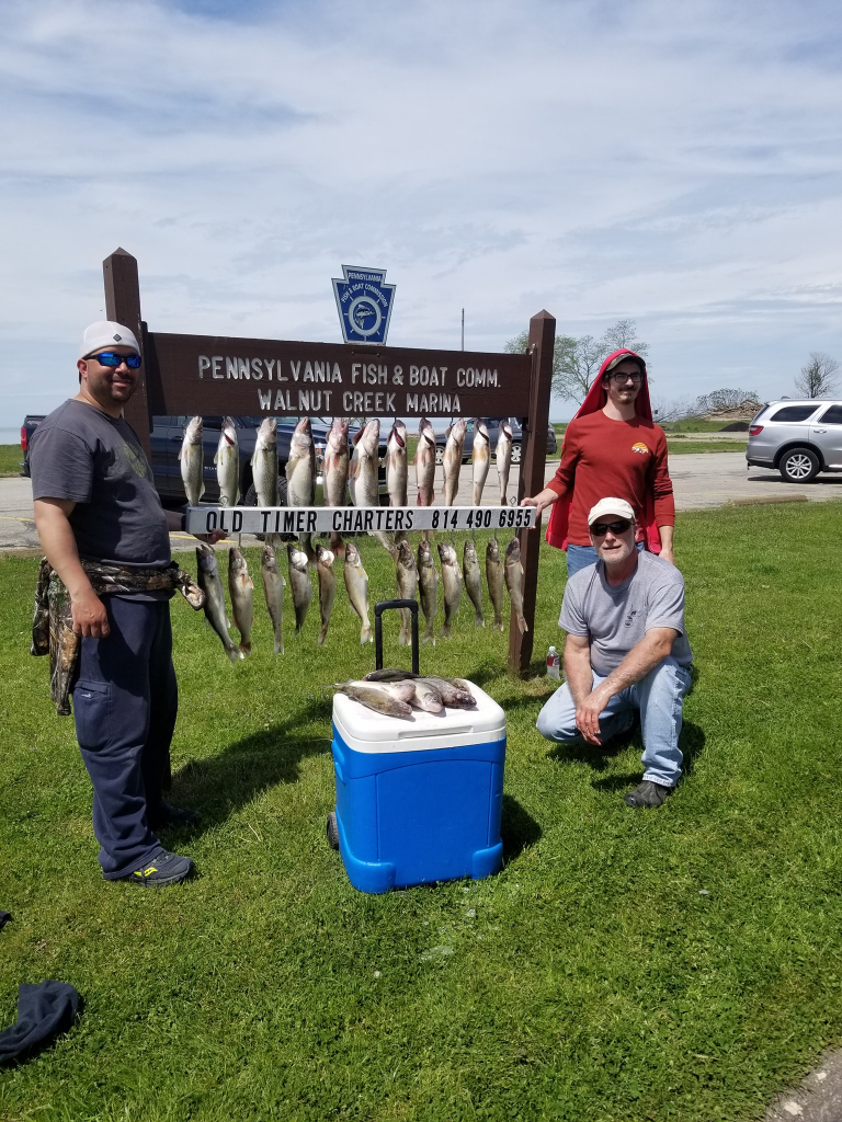 Three people fishing in PA