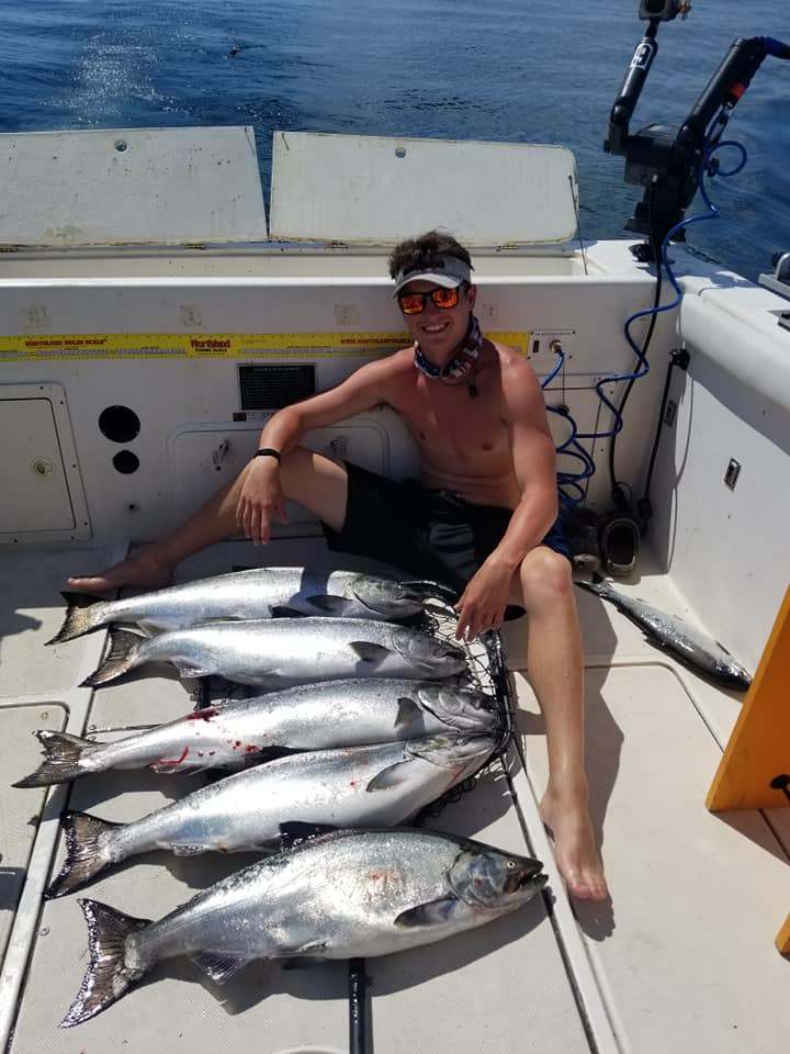 Three Chinook and Chum salmon caught in PA