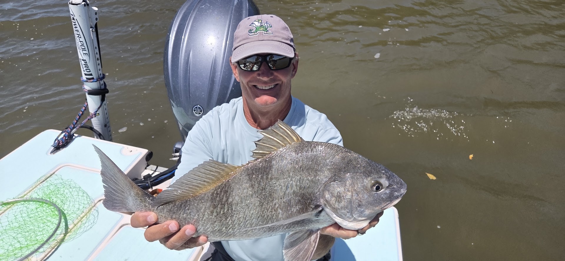 Black drum caught while fishing in Naples FL