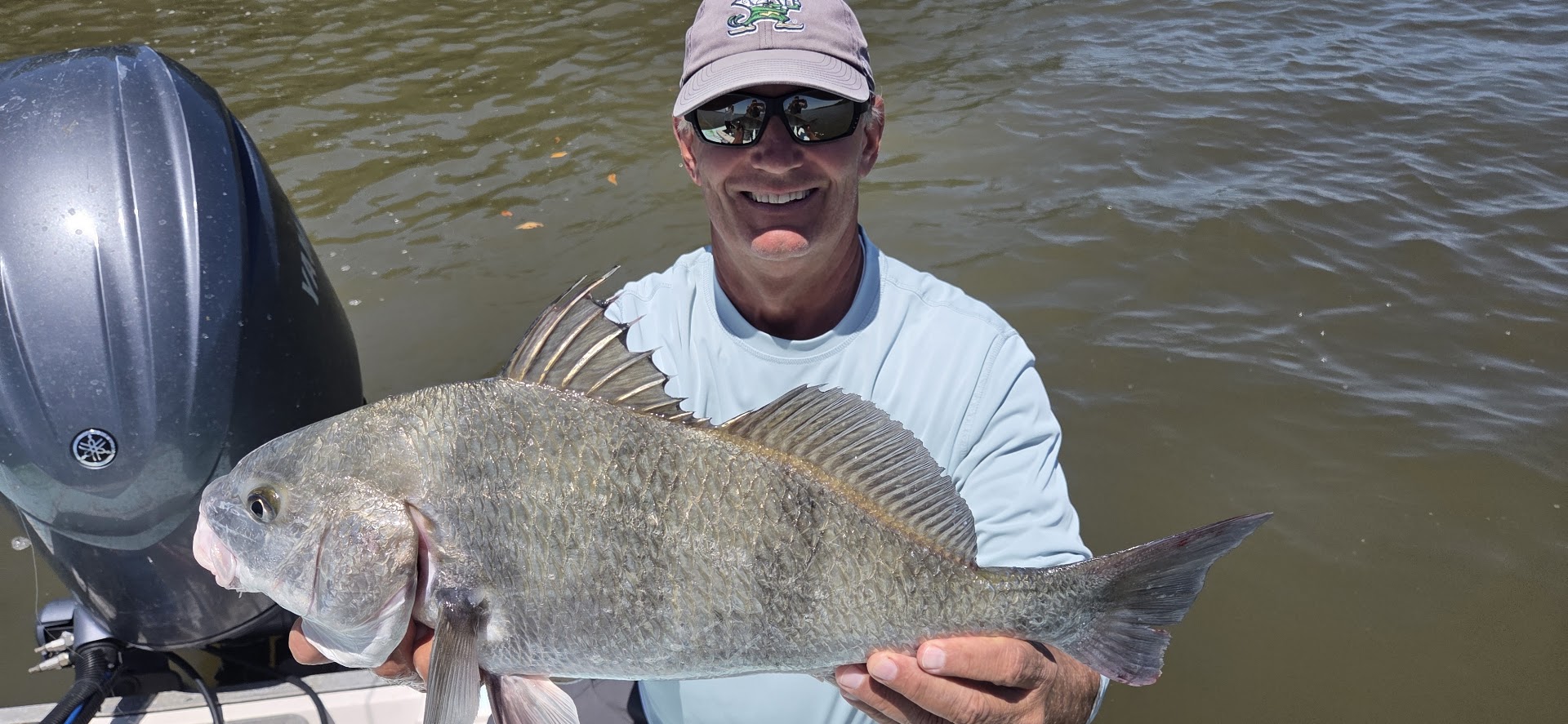 Black drum caught while fishing in Naples FL