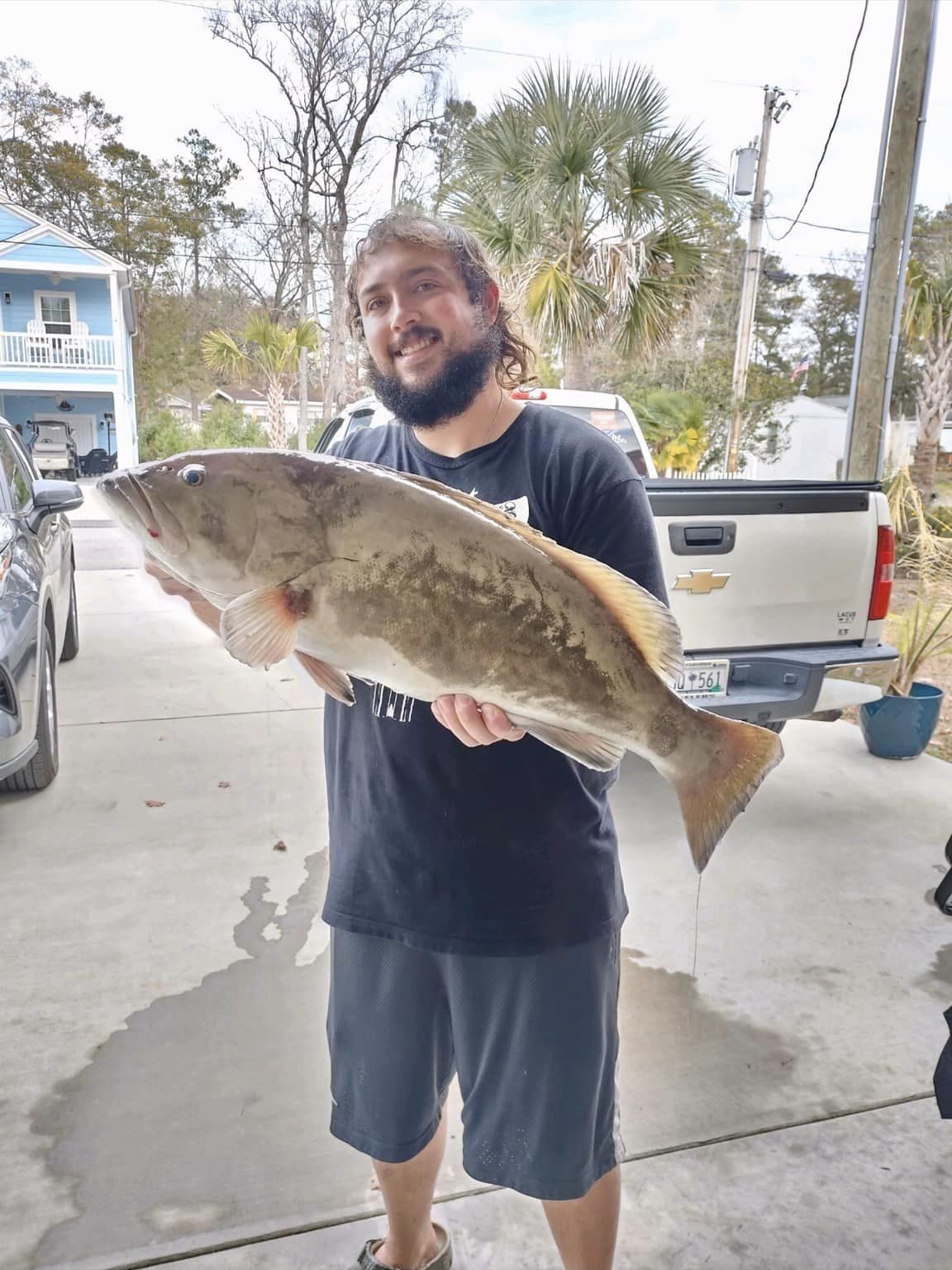 Gag Grouper, a 24-inch fish, caught while fishing in SC