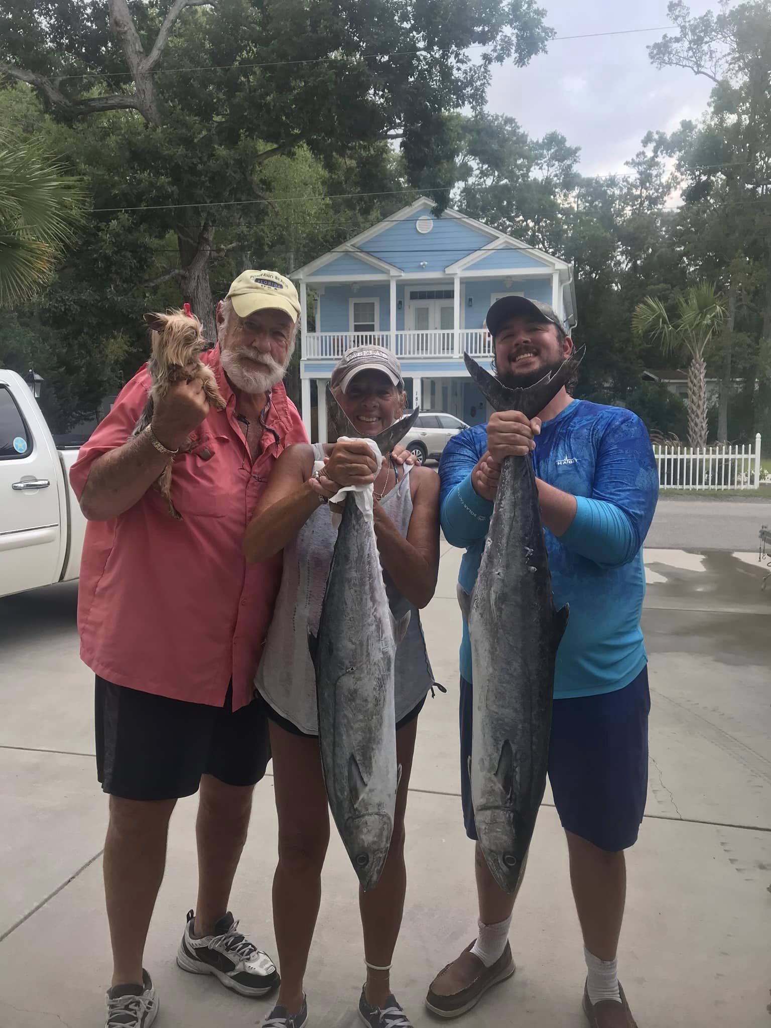 Two King Mackerel fish caught in North Myrtle Beach