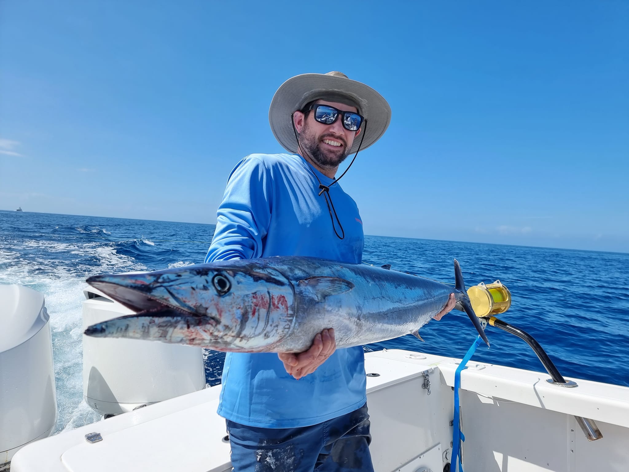 Angler fishing in Nassau