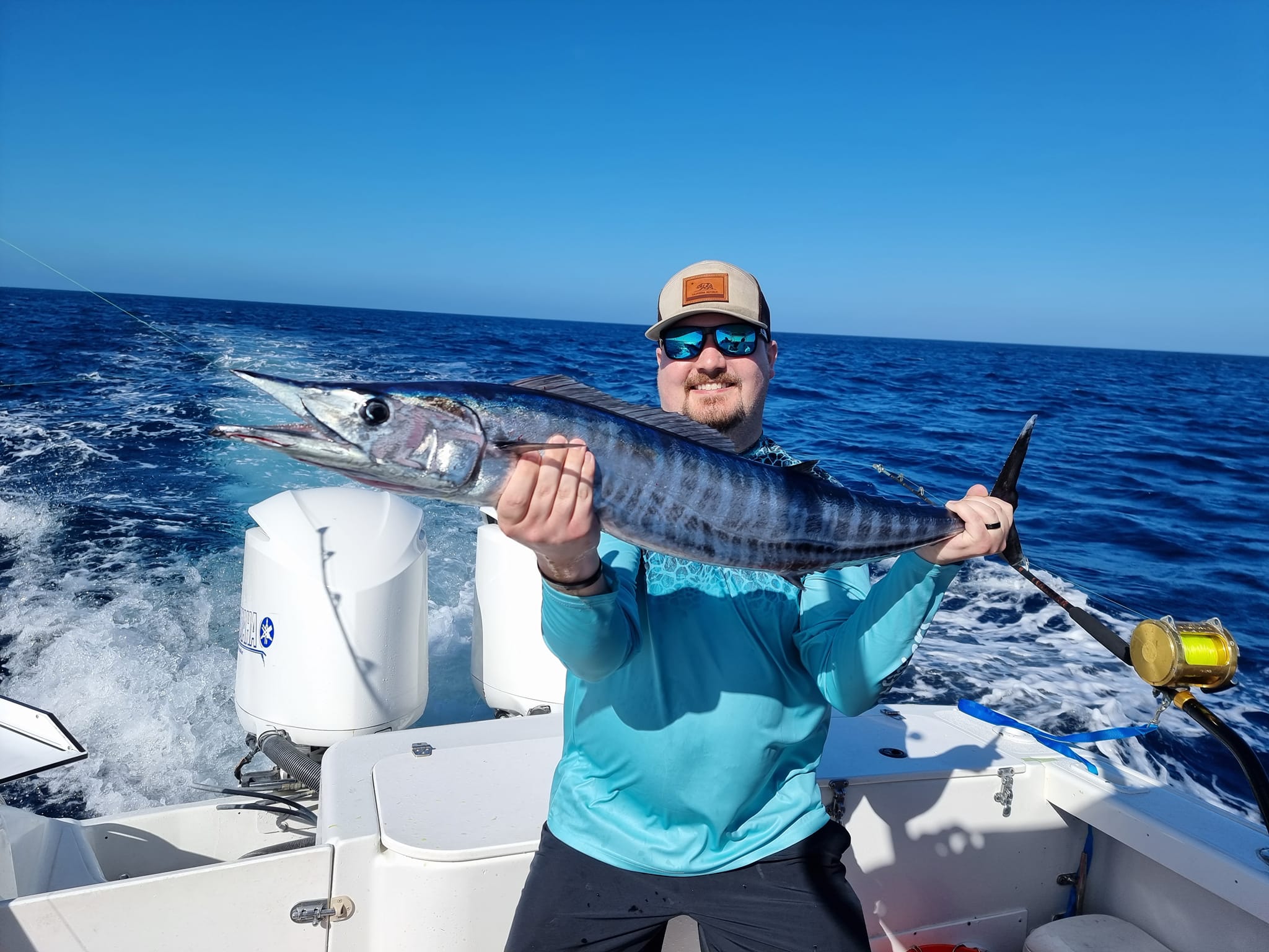 Wahoo fish caught while fishing in Nassau