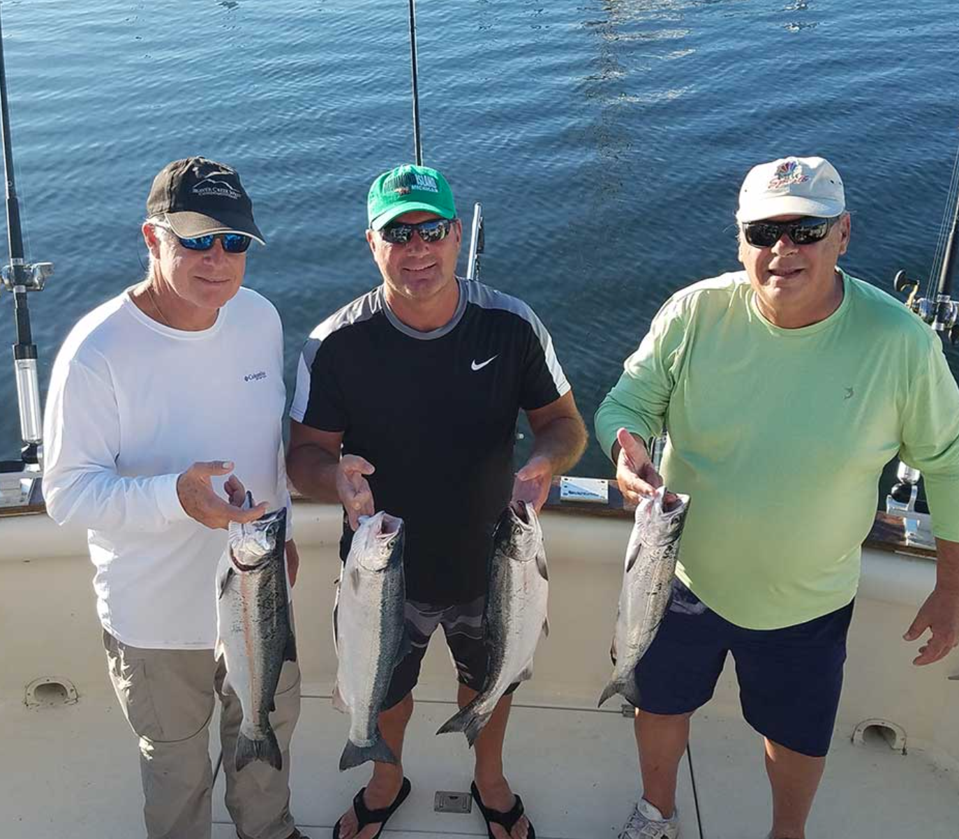 Four greater amberjack fish caught in MI