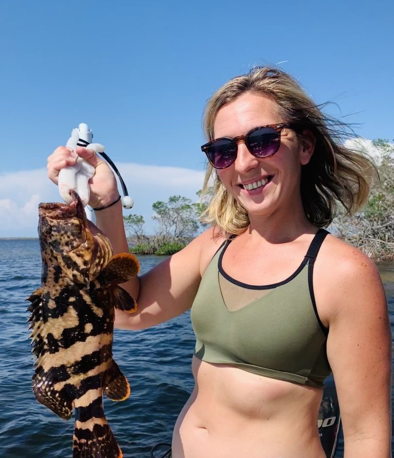 Angler with 13 inch catch in FL