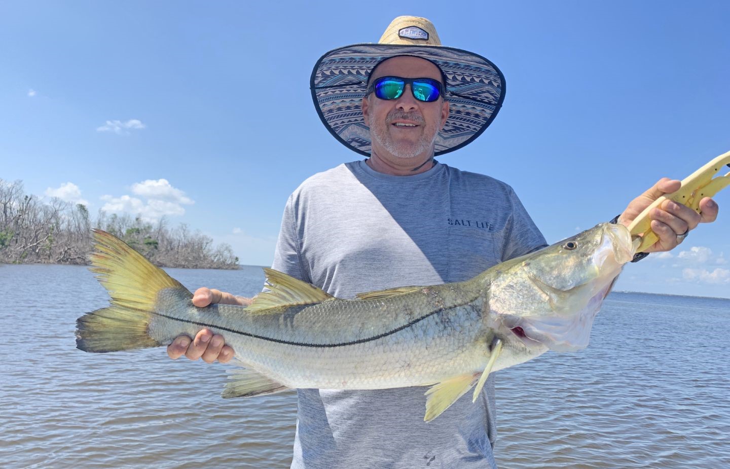 Snook fish caught while fishing in FL