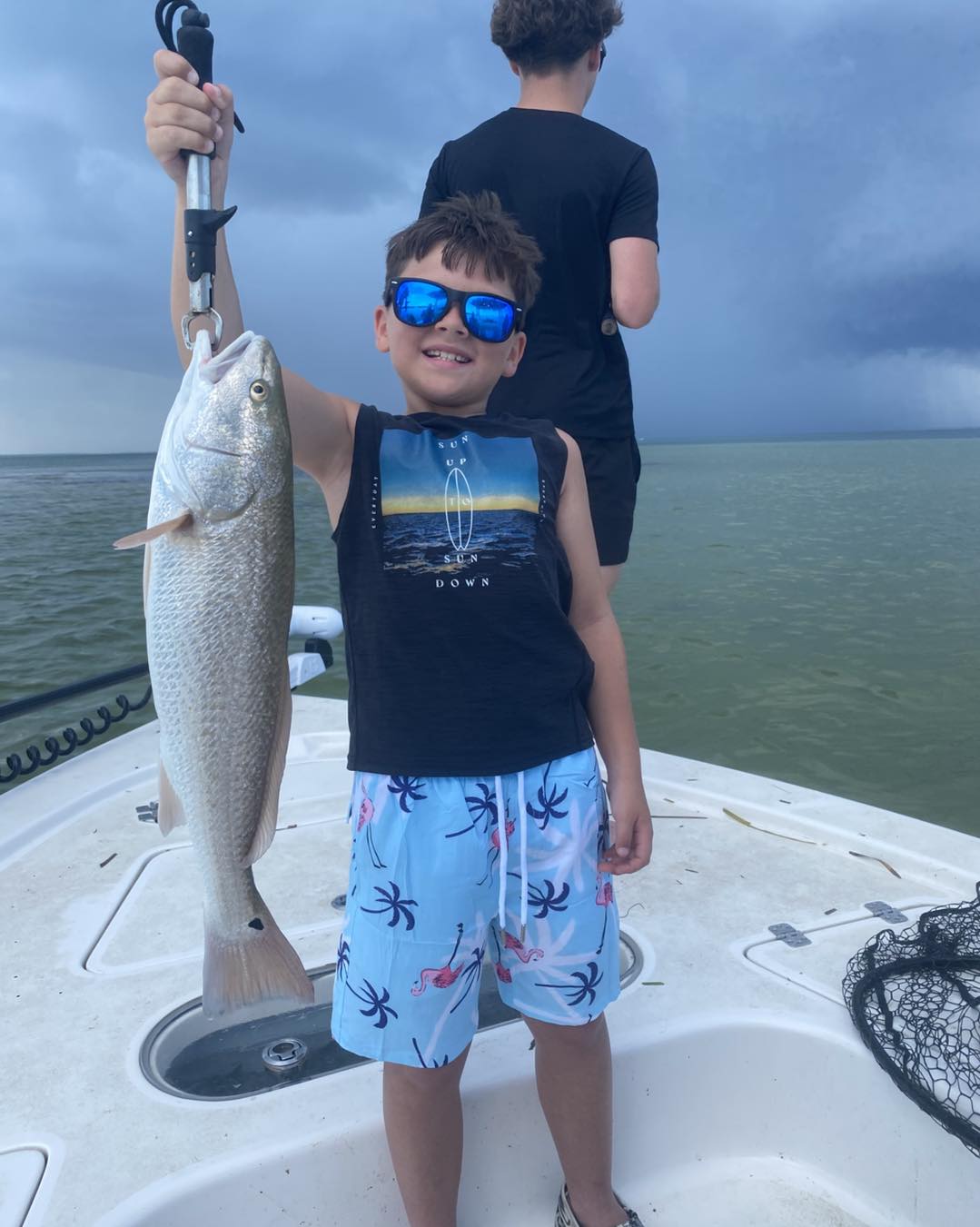 Redfish measuring 22 inches caught while fishing in FL