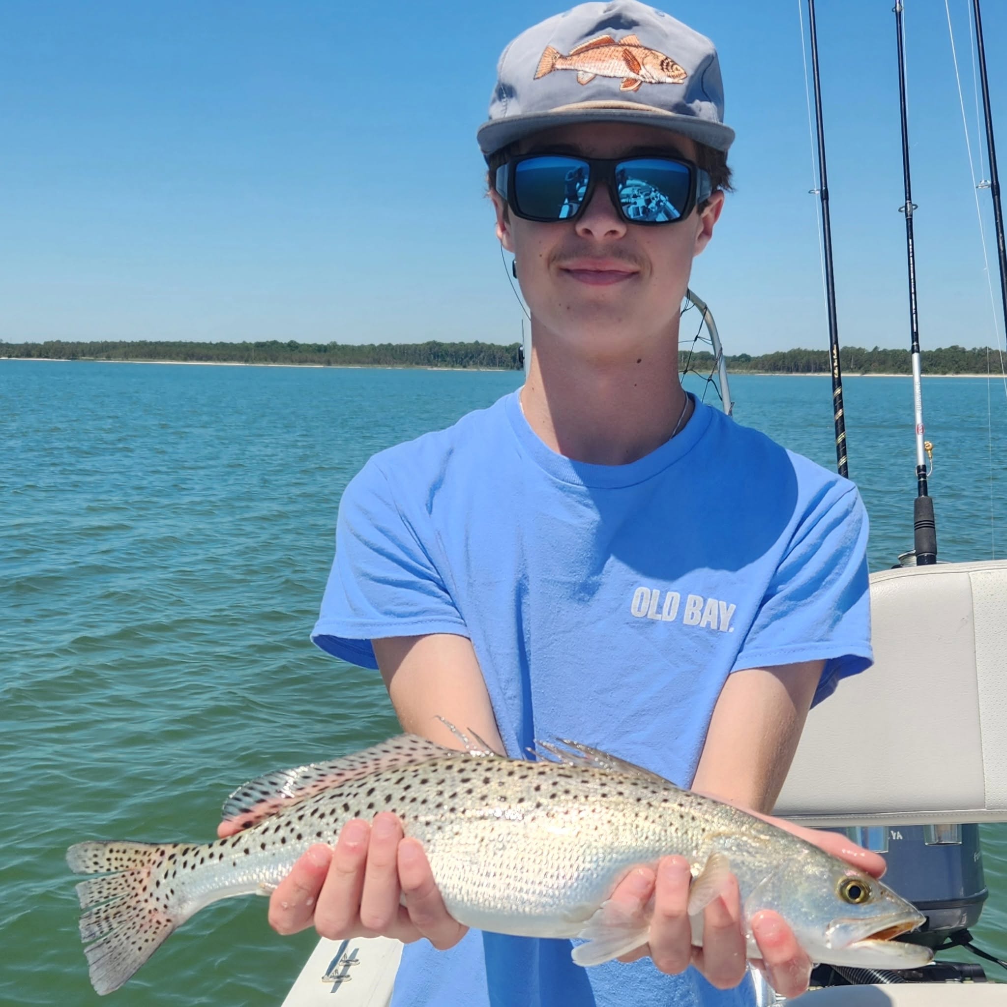 Speckled trout caught fishing in Reedville VA waters