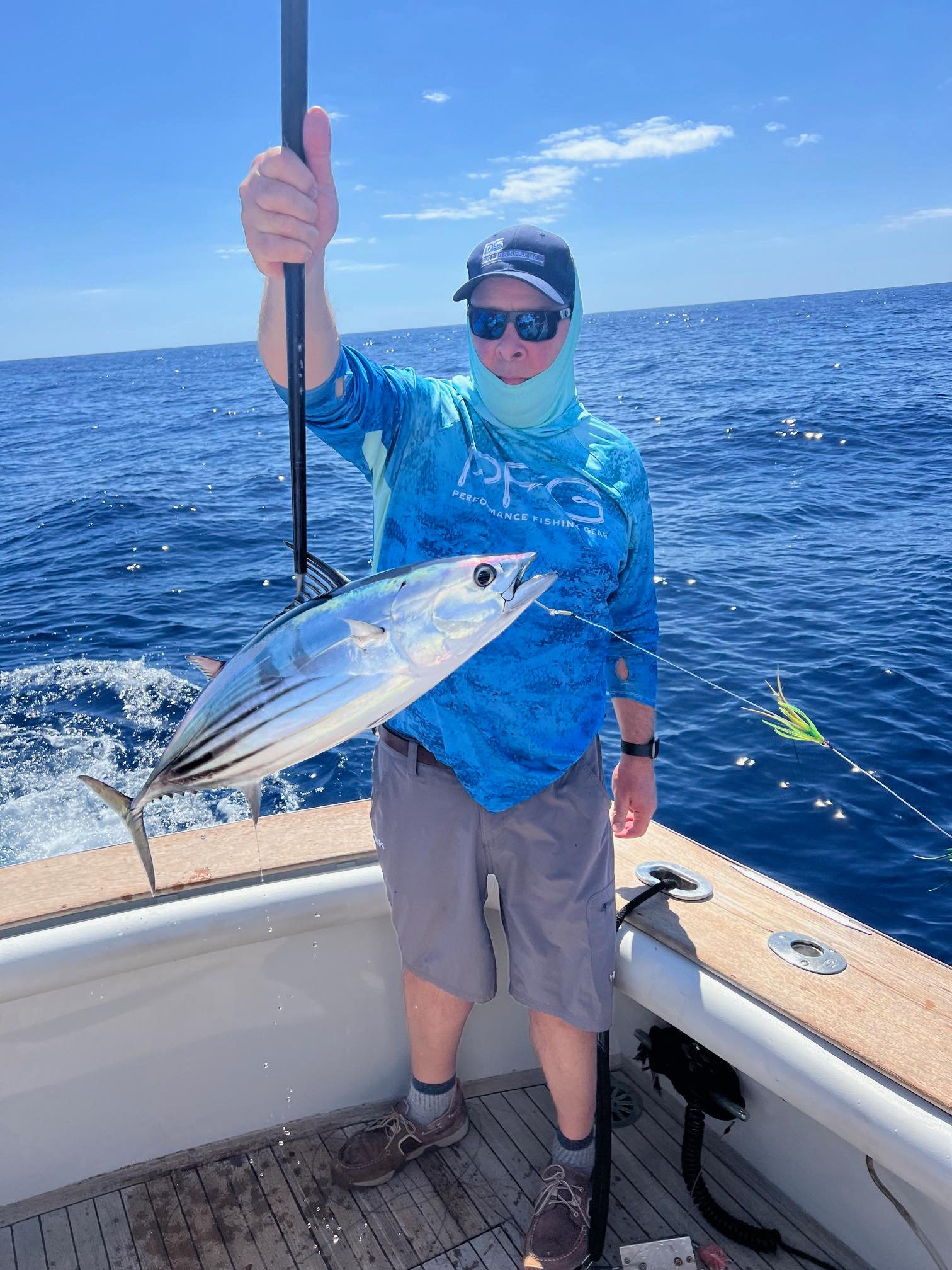 Angler with a big fish in Marathon