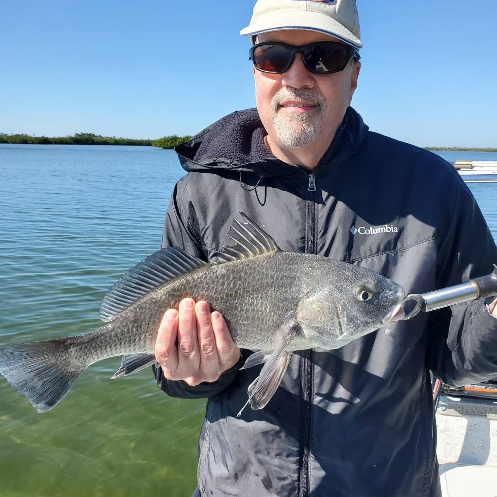 Fishing Black Drum in  New Smyrna Beach, Florida