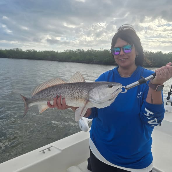 Redfish caught fishing in New Smyrna Beach FL