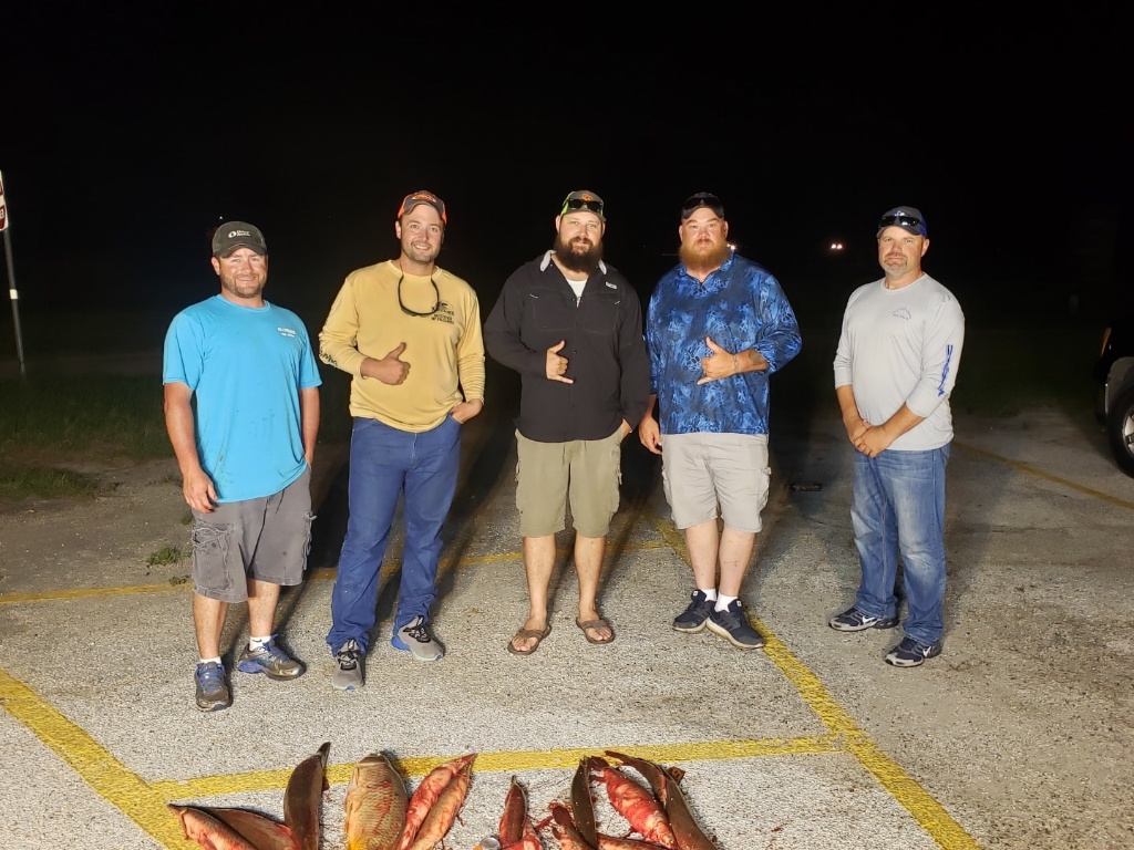 Group of 5 people enjoying outdoor activity in TX