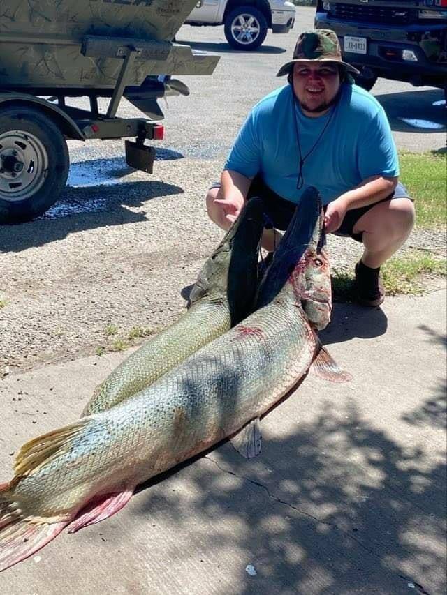An angler with a 32-inch catch in TX