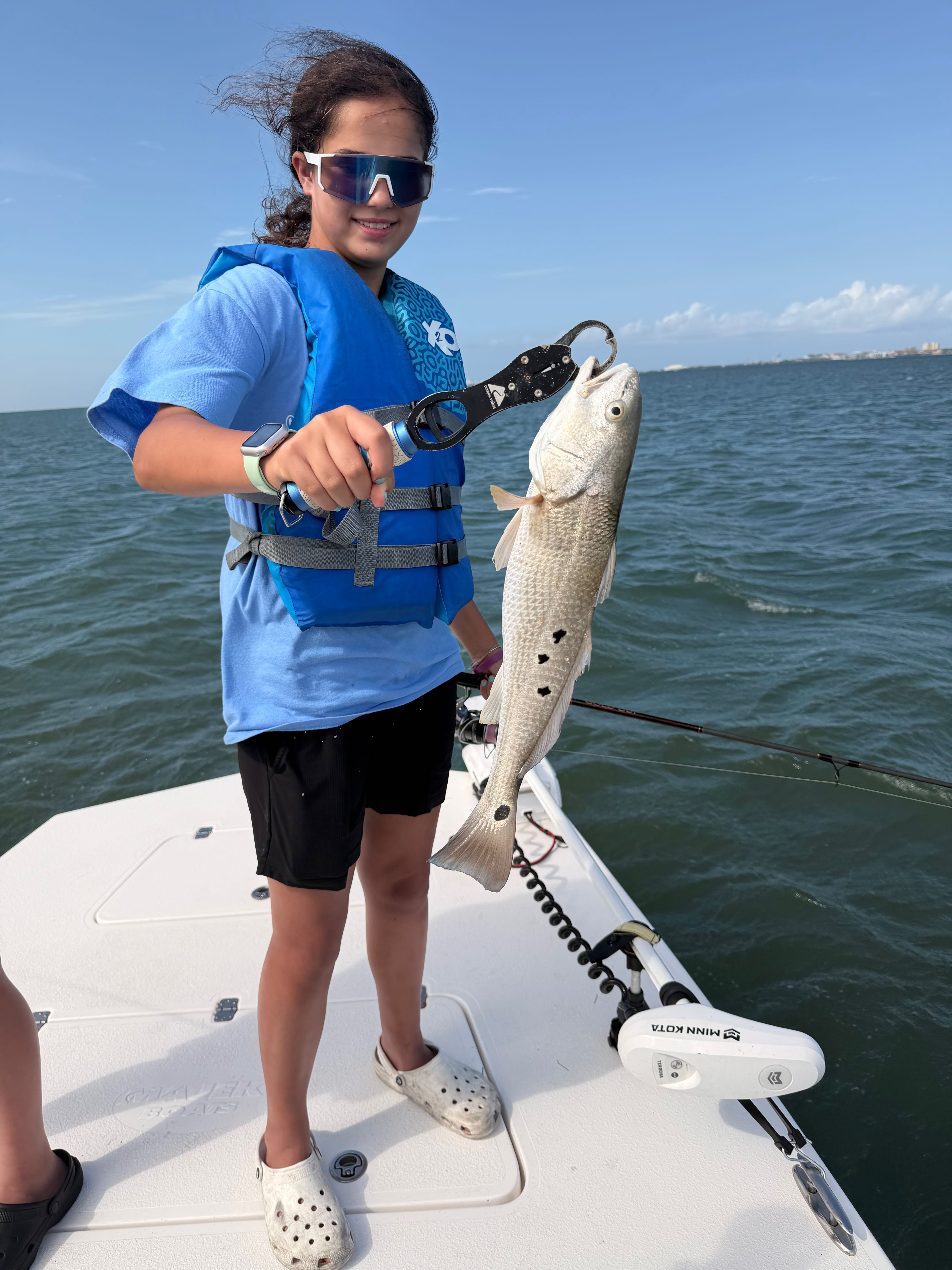 Redfish caught while fishing on South Padre Island TX