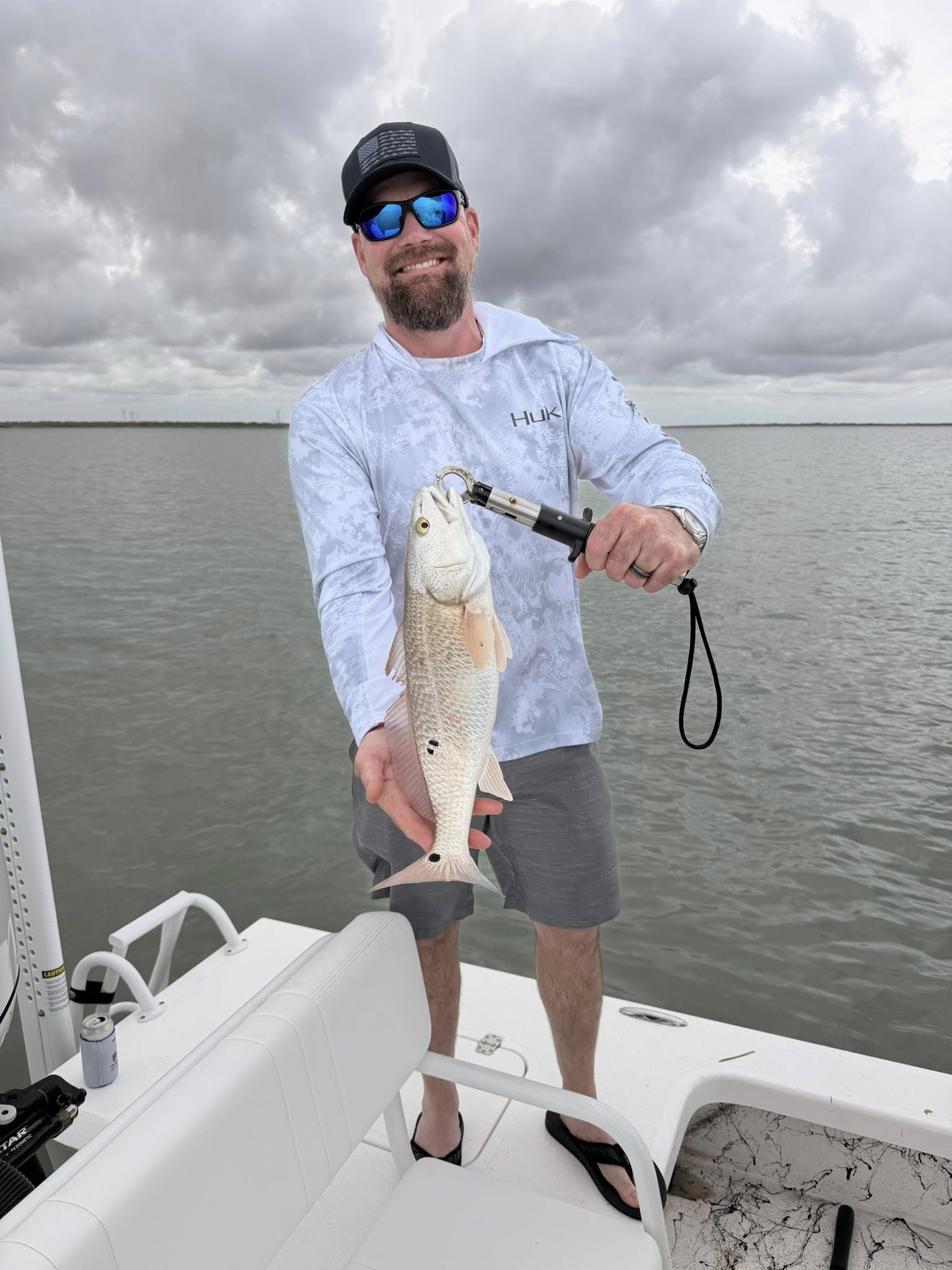 Redfish caught while fishing on South Padre Island TX from boat