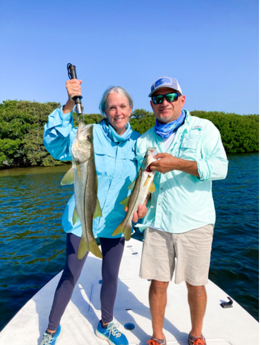 Two snook fish caught in FL