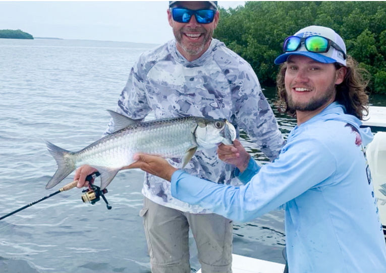 Tarpon fish caught in FL