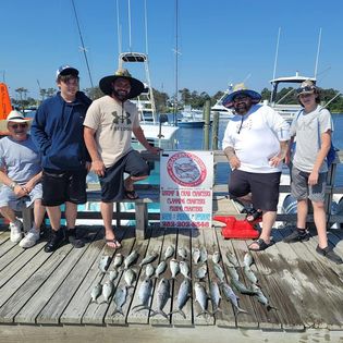 Four anglers fishing in North Carolina