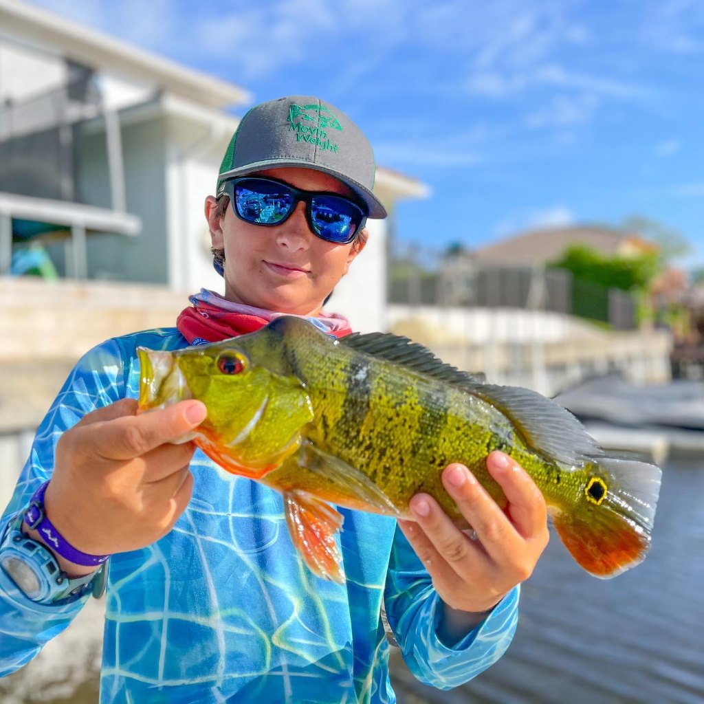 Peacock Bass caught fishing in FL