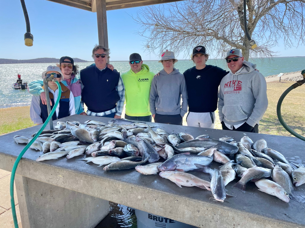 Two big fish caught while fishing in TX