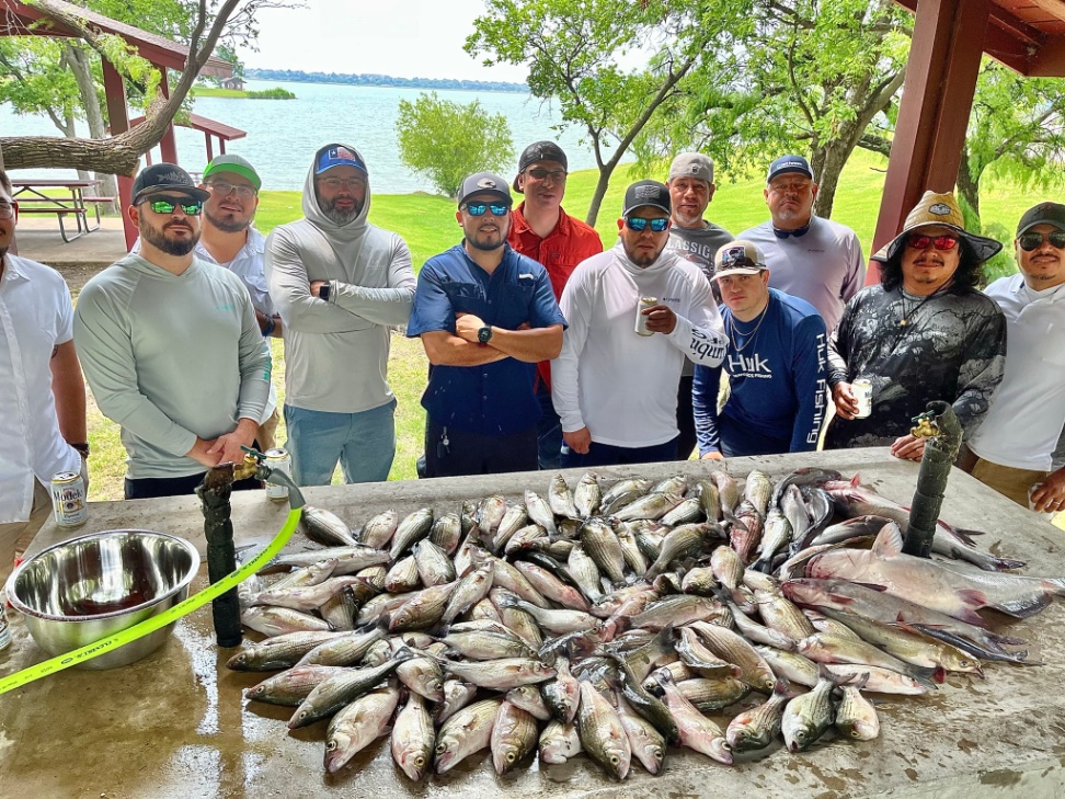 11 people fishing in TX