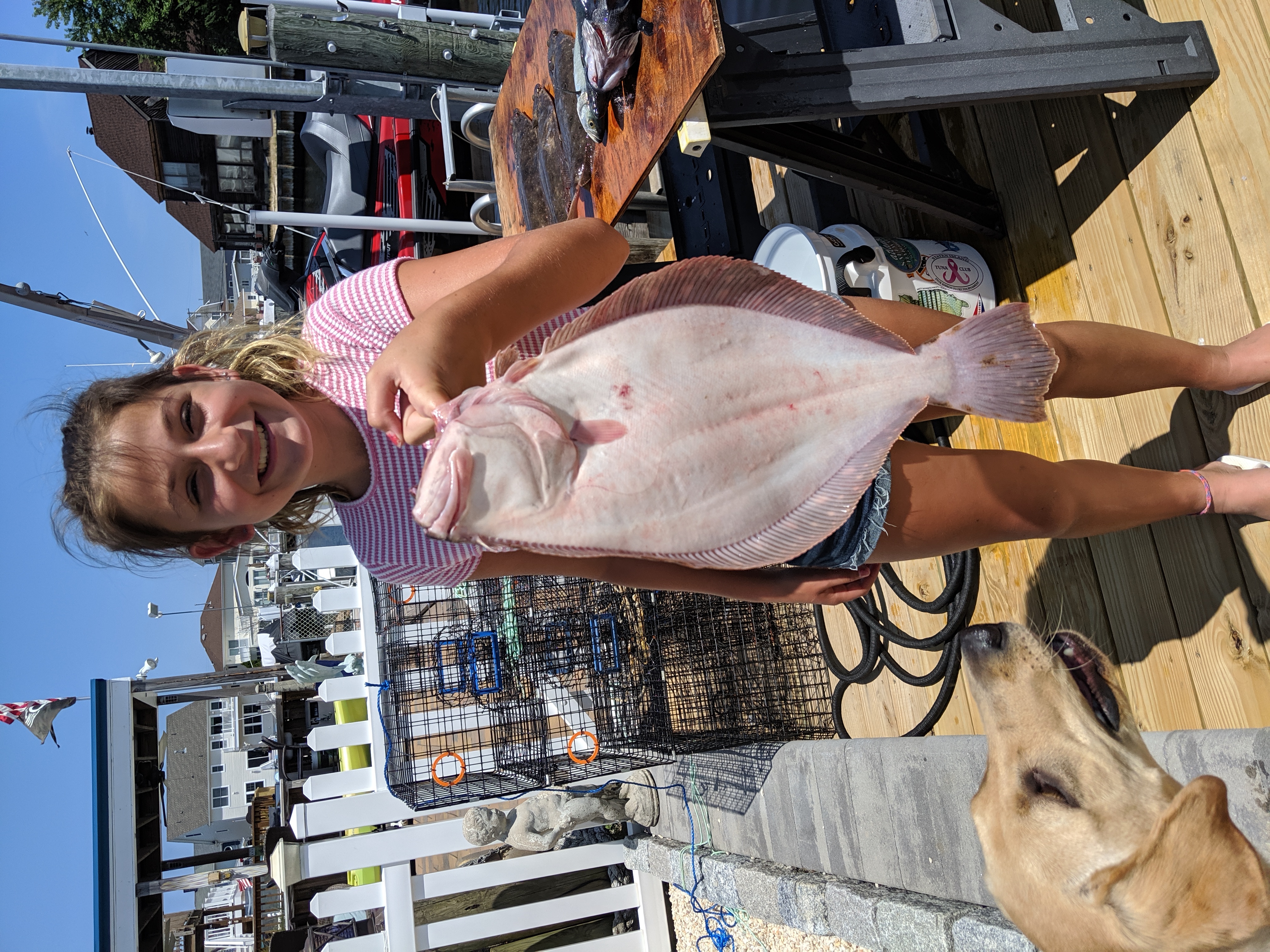 Angler with big fish in NJ