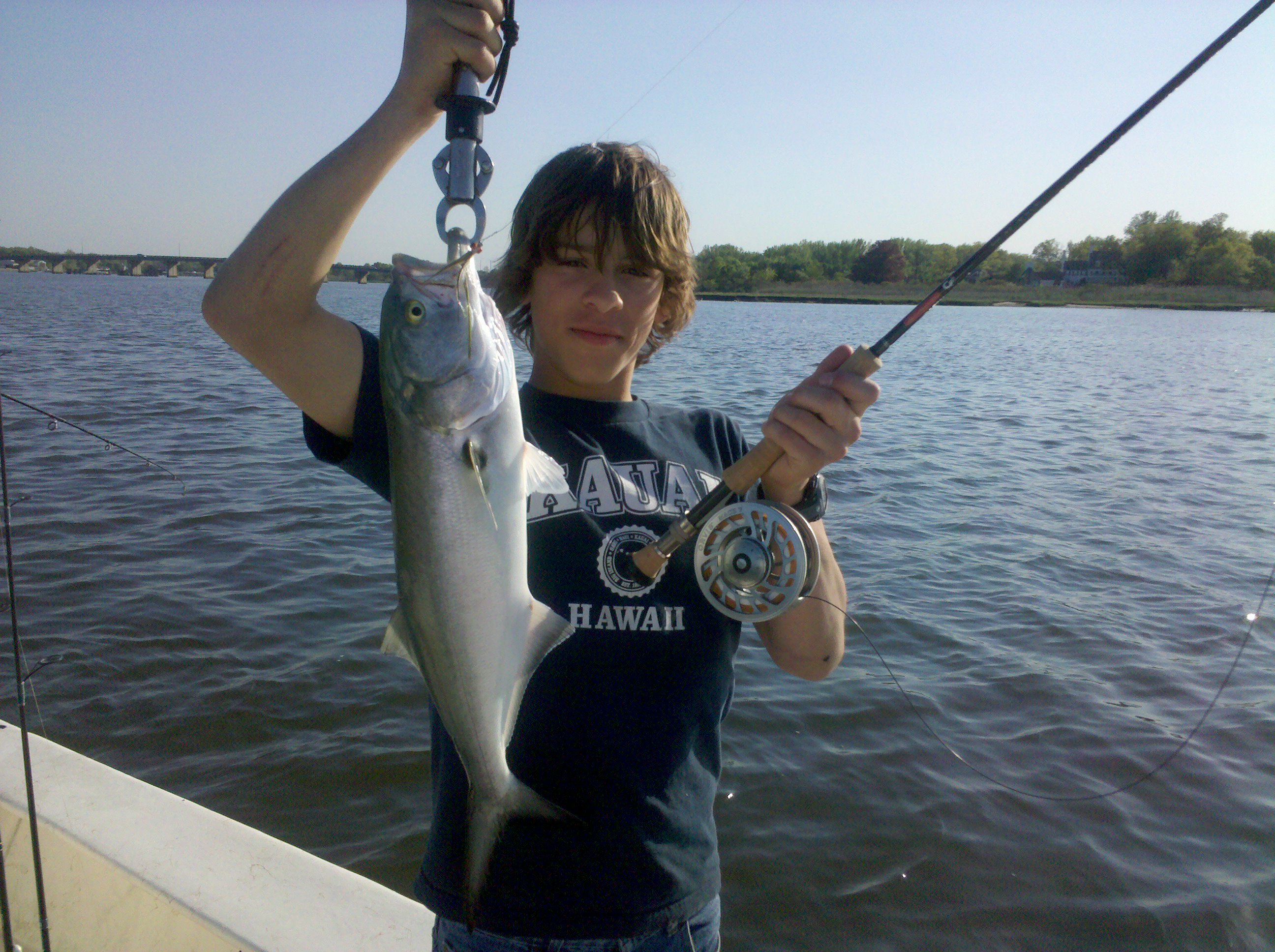 Angler with a 20-inch catch in NJ