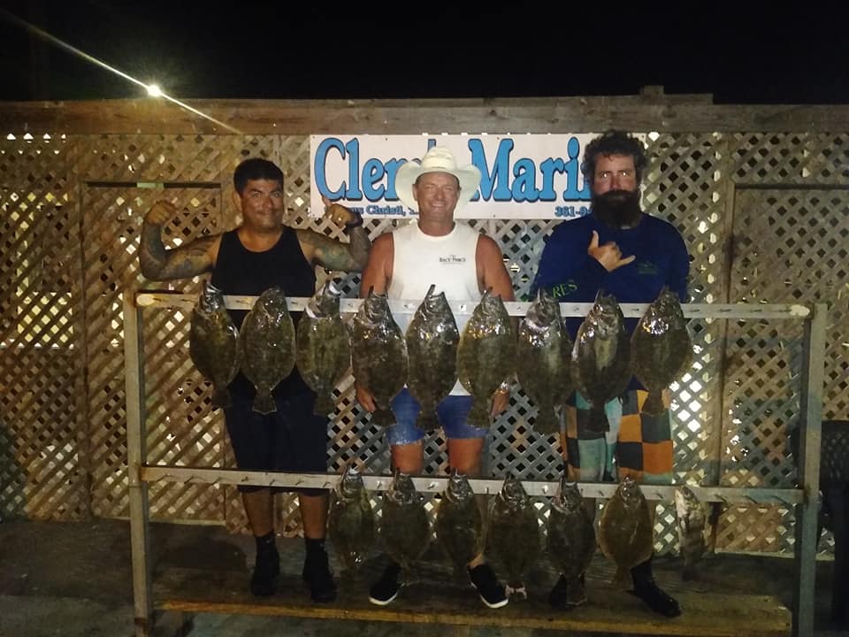 4 fish caught while fishing in TX