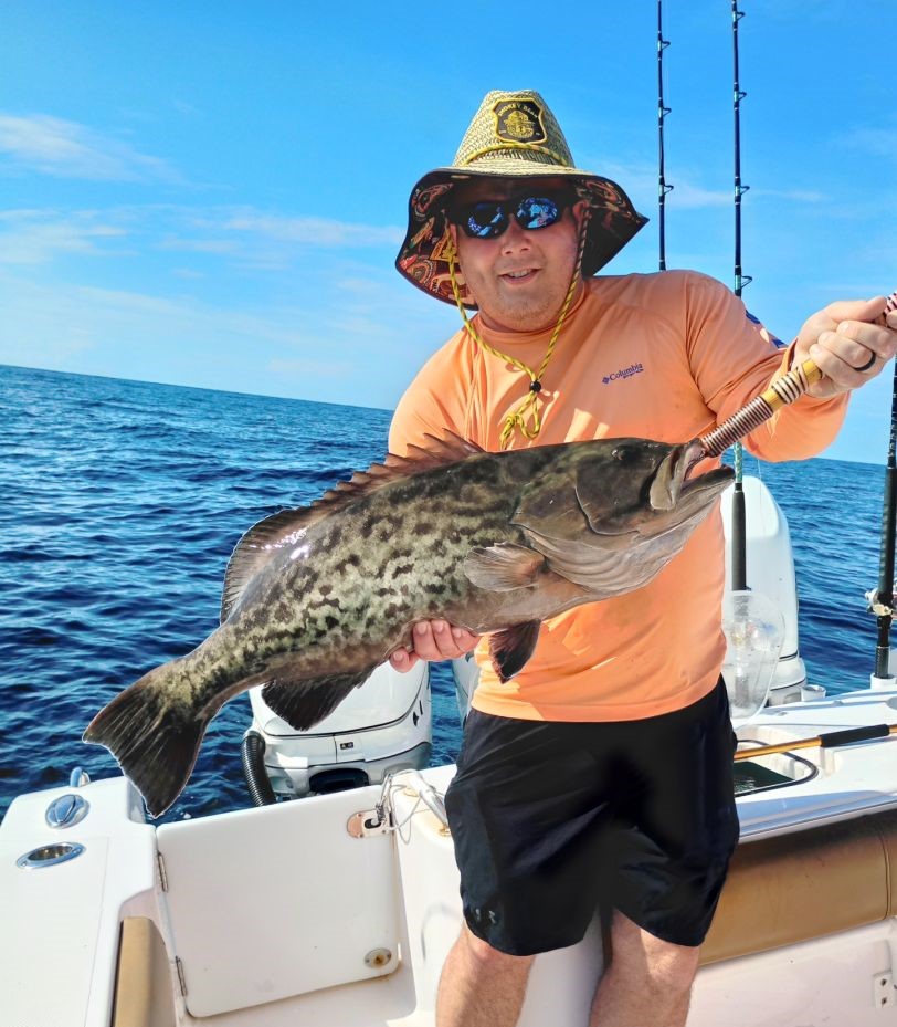 Gag grouper caught fishing in Santa Rosa Beach FL waters