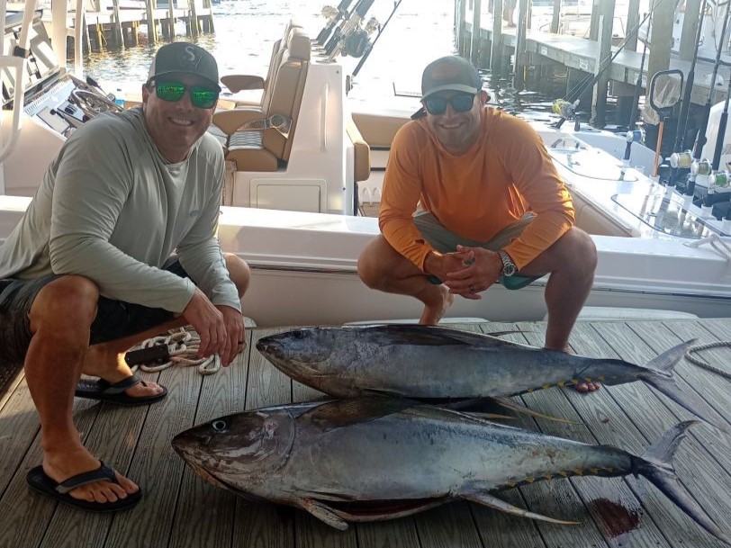 2 Day Tuna Fishing Charter Santa Rosa Beach - 38ft Fountain offshore boat deepwater rig trip
