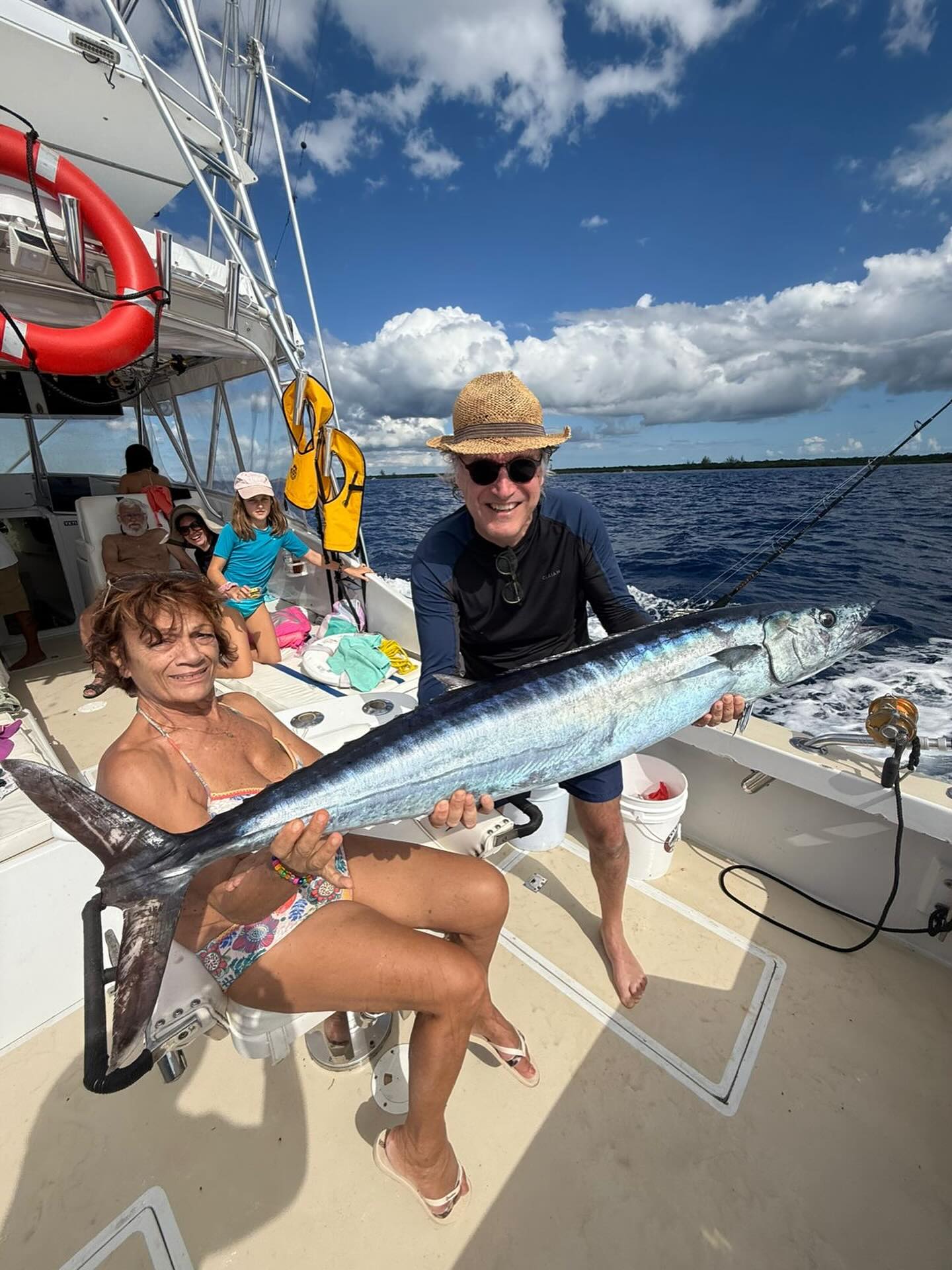 Wahoo fish caught while fishing in Quintana Roo