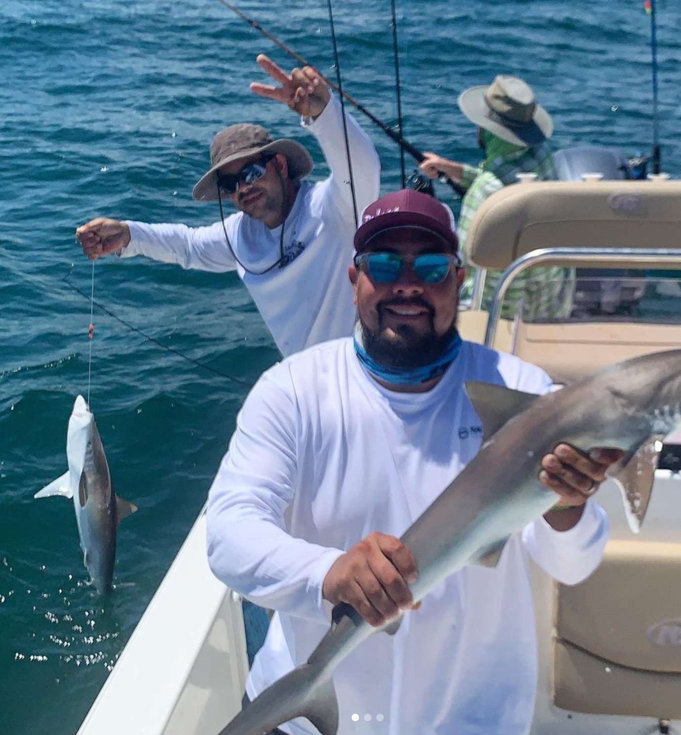 2 people fishing in TX
