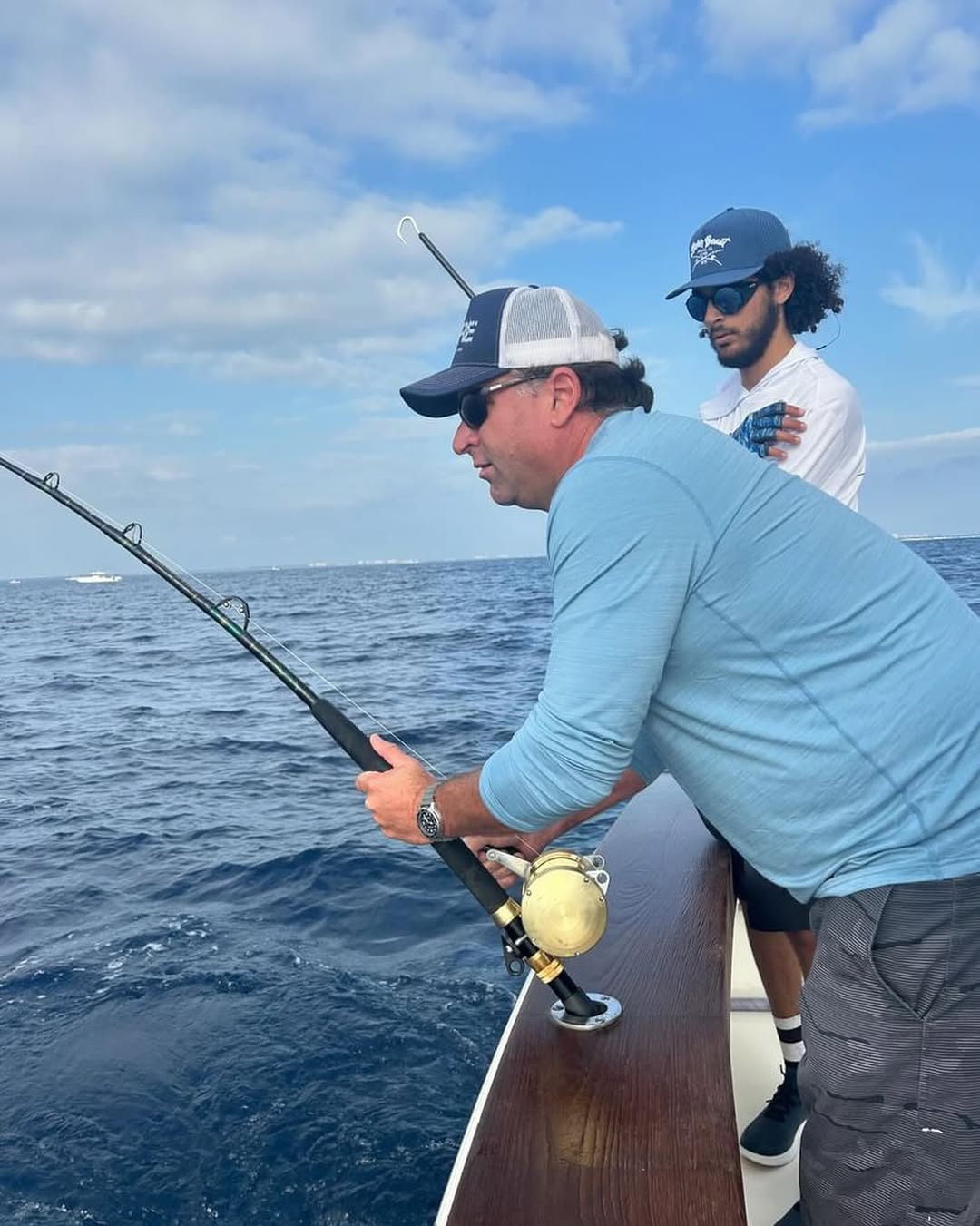 Anglers fishing in West Palm Beach