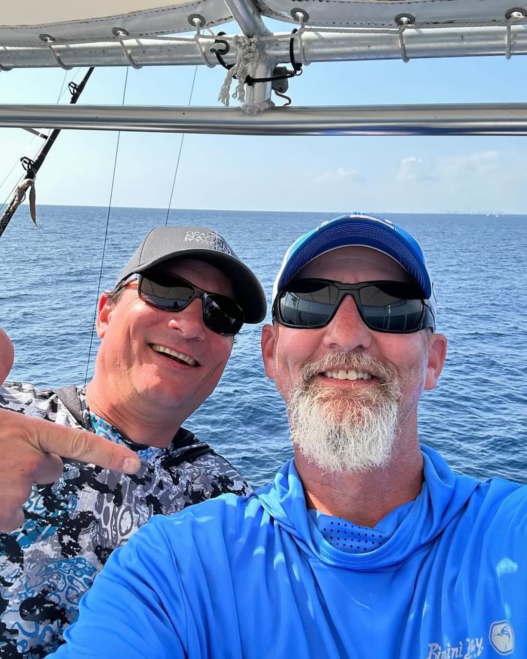 Two people fishing in FL
