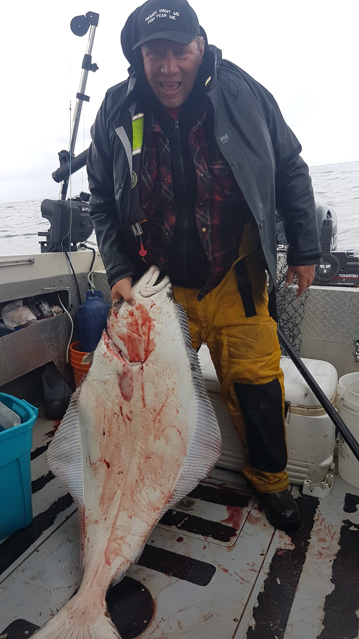 A lone fisherman reels in a huge catch in BC