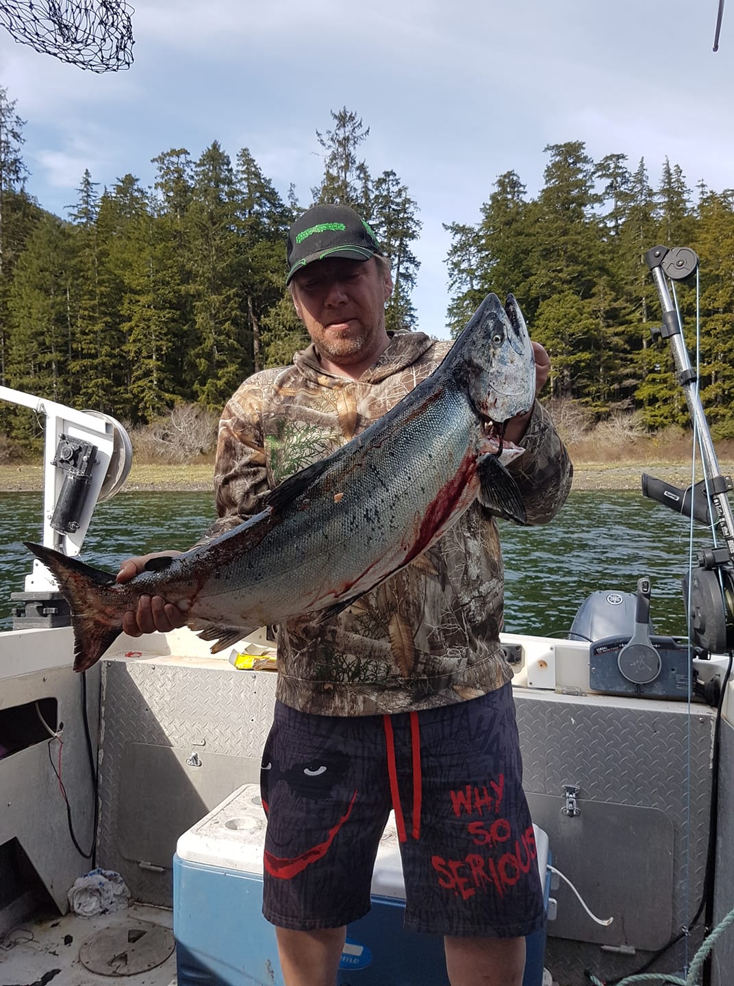 Successful solo fishing trip in Tahsis
