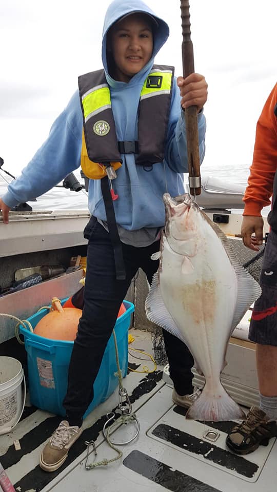 Halibut catch in Tahsis