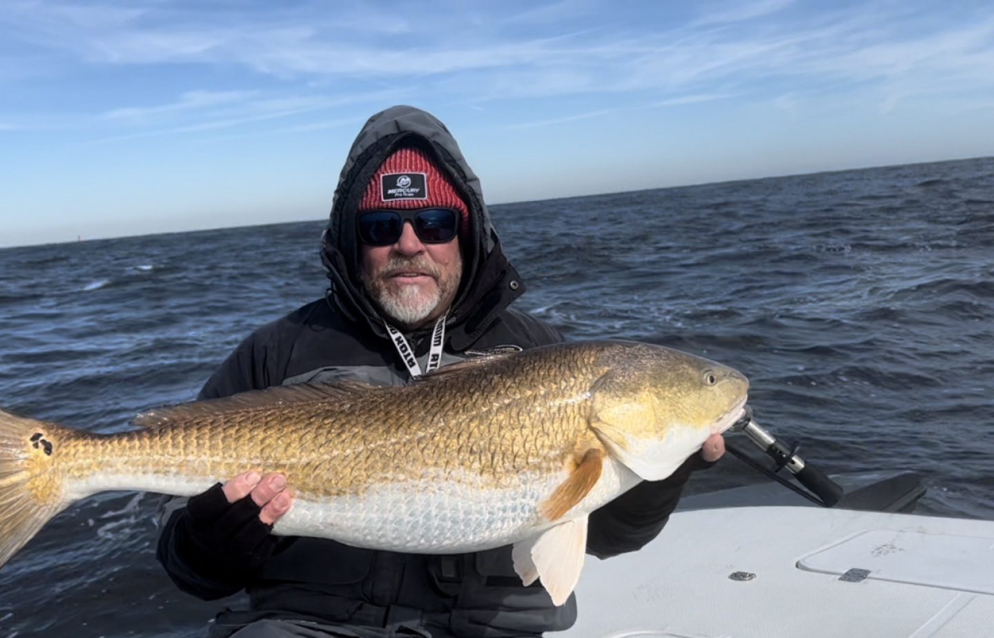Redfish caught while fishing in SC