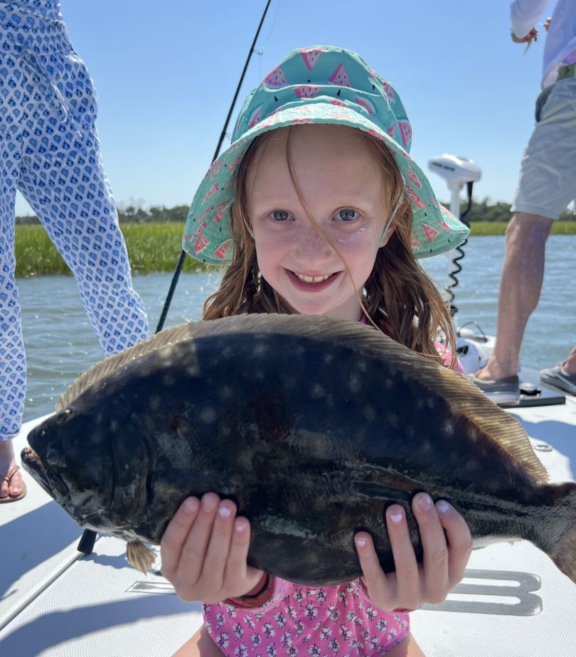 Southern Flounder caught while fishing in SC